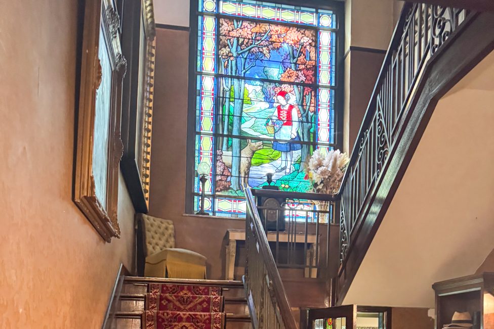 Treppe in der Villa Bornman in Verviers