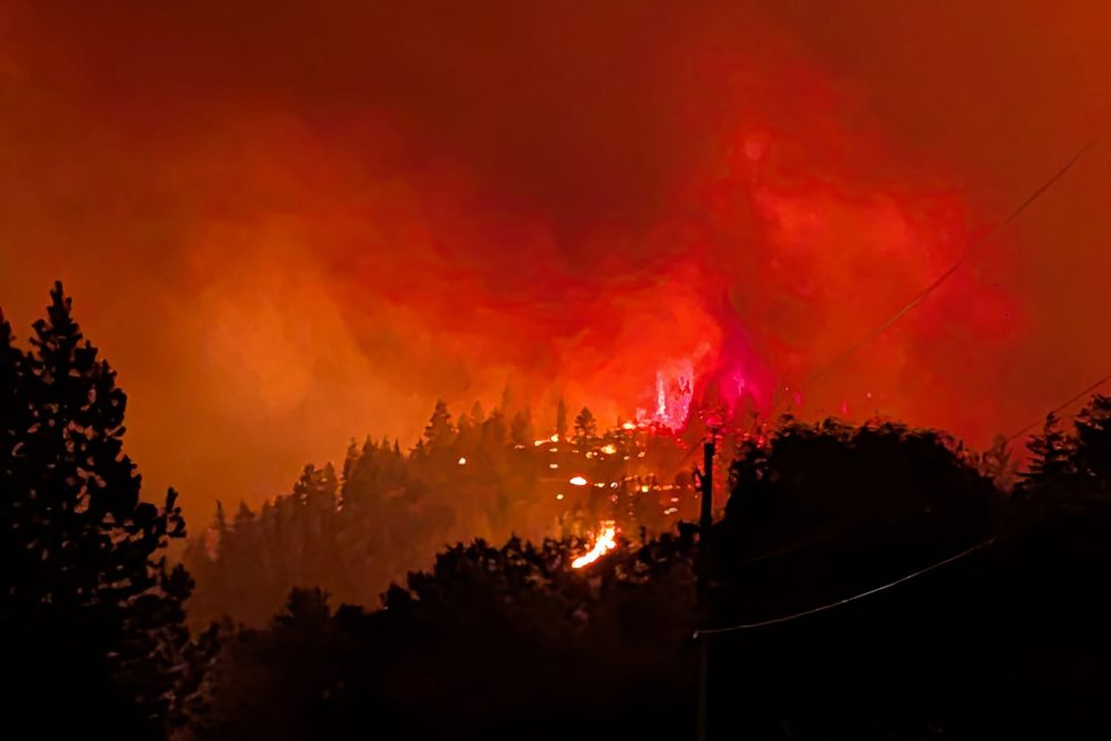 Waldbrand in der kanadischen Provinz British Columbia