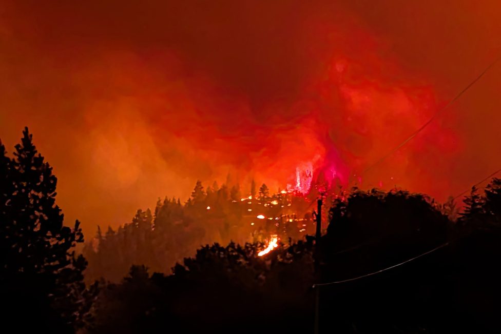 Waldbrand in der kanadischen Provinz British Columbia