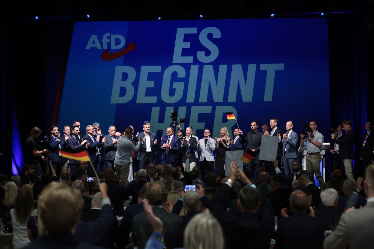 Afd-Spitzenpolitiker nach dem Wahlsieg in Sachsen-Anhalt
