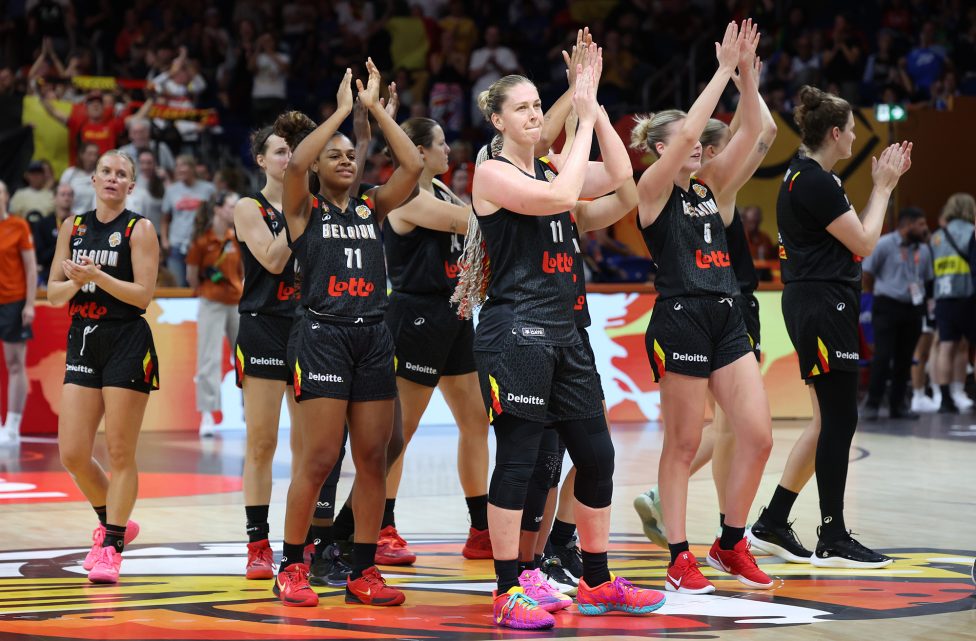 Die Belgian Cats nach ihrem Sieg gegen Puerto Rico