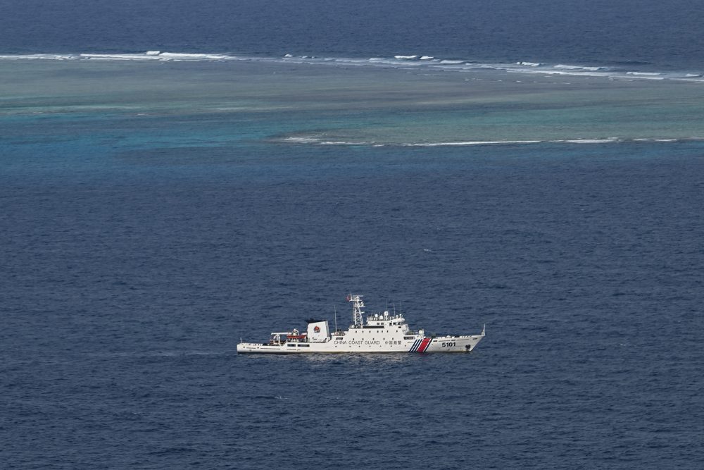 Schiff der chinesischen Küstenwache im Südchinesischen Meer