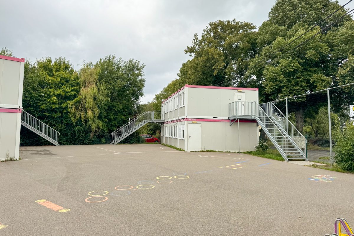 Die Container der Schule Lichtenbusch