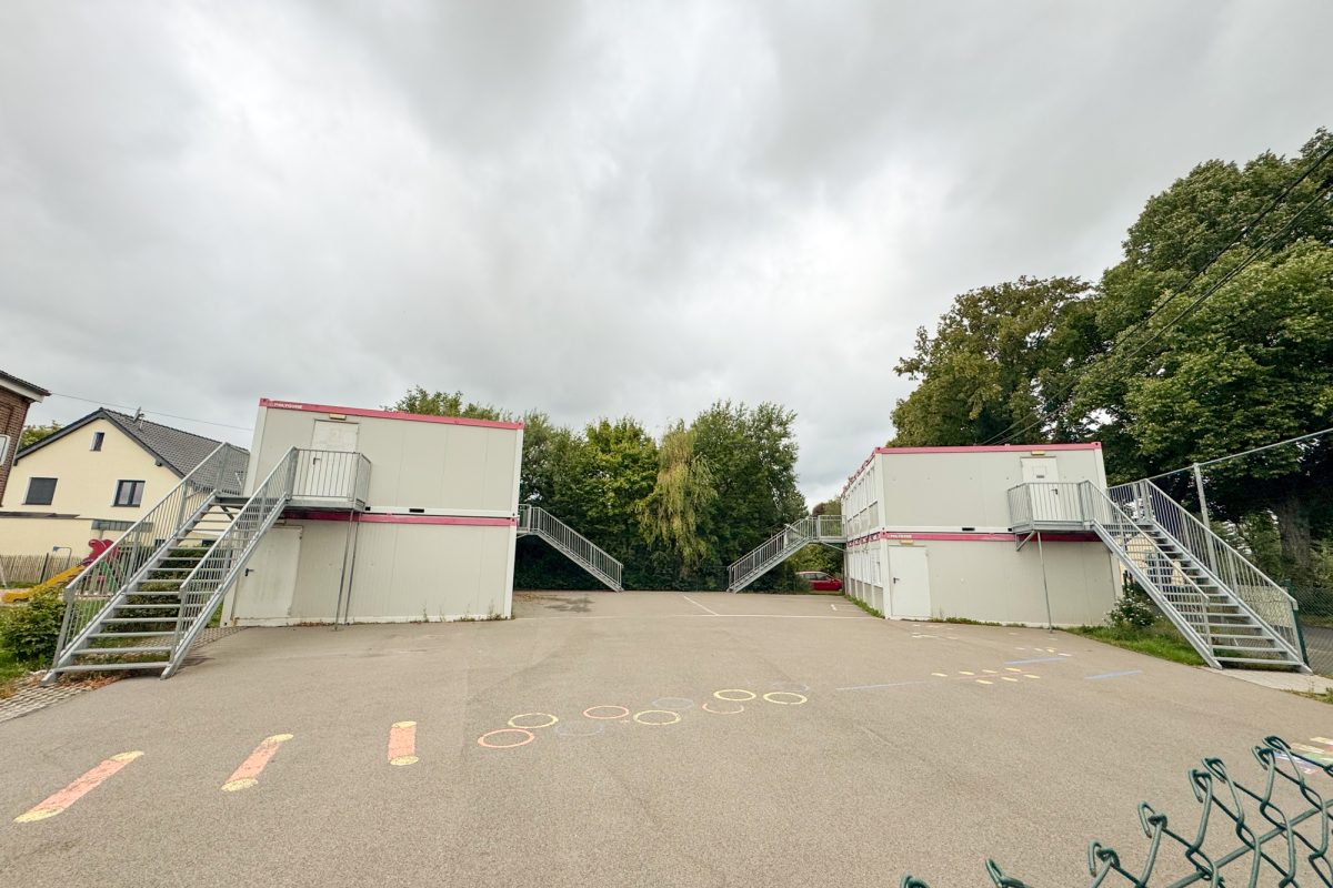 Die Container der Schule Lichtenbusch