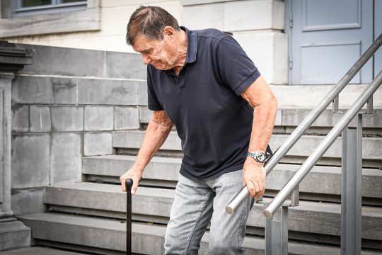 Einer der Drahtzieher, der ehemalige Gendarm Willy van Mechelen, während des Costa-Prozesses im Juli 2026