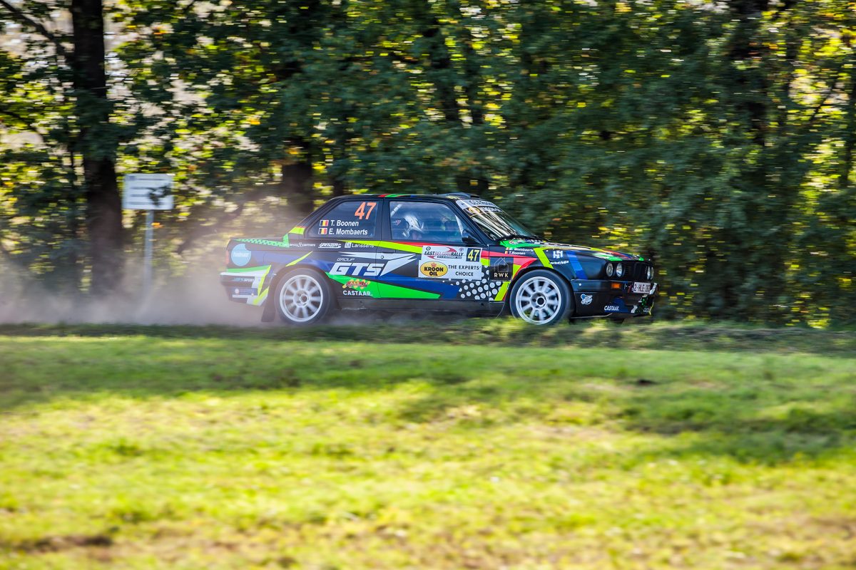 Der BMW 325i E30 von Tom Boonen/Erwin Mombaerts bei der East Belgian Rallye 2026