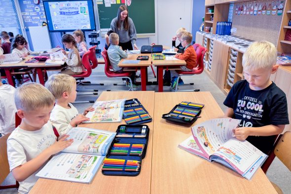 Erster Schultag in Büllingen
