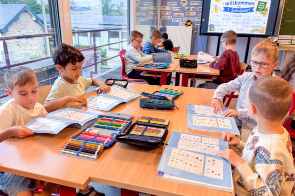 Erster Schultag in Büllingen