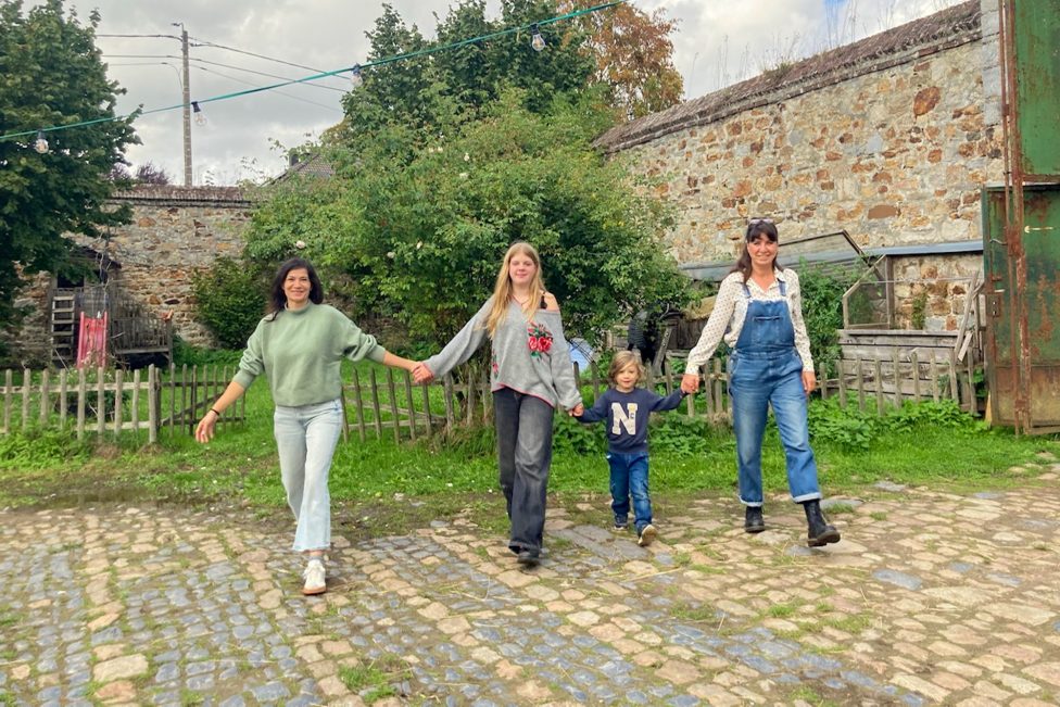 Mitstreiter von Anja Ortmanns: Corinna Braun, Maria Claessen, Jovin Braun und Andrea Claessen