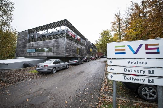 Der Firmensitz von EVS in Lüttich