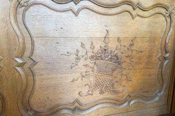 Detail der Wandvertäfelung