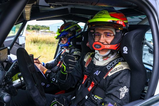 Tom Heindrichs und Jonas Schmitz im Opel Corsa Rally4 bei der "Rali Ceredigion