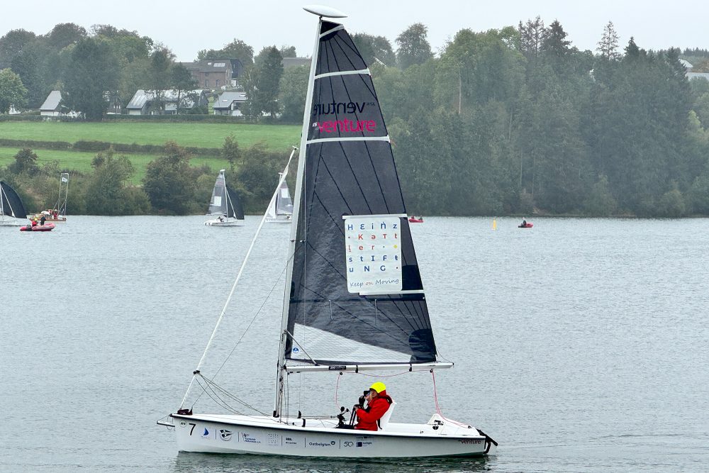 Segelboot beim Heinz Kettler Cup in Worriken