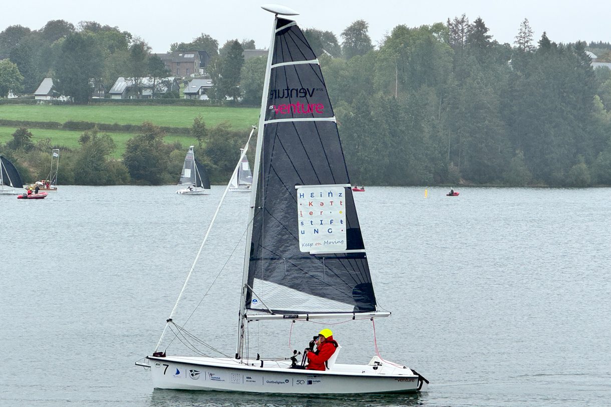 Segelboot beim Heinz Kettler Cup in Worriken
