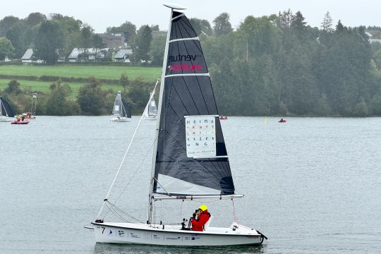 Segelboot beim Heinz Kettler Cup in Worriken
