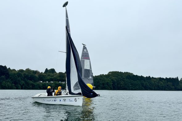 Segelboot beim Heinz Kettler Cup in Worriken