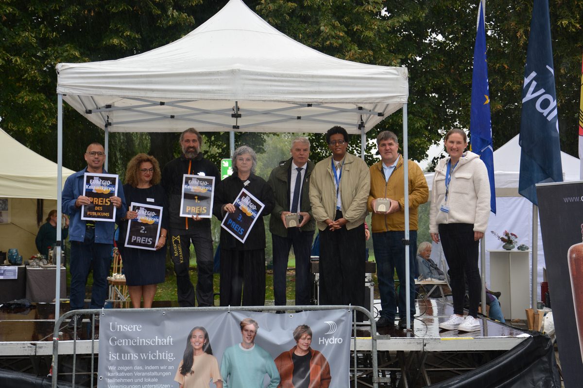 Die Preisträger beim Euregio-Keramikmarkt 2026