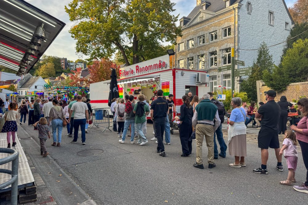 Kirmes in der Eupener Unterstadt (Bild vom 27. September 2026)