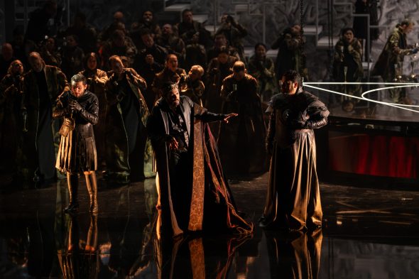 Mitwirkende der Aufführung bei Verdis "Macbeth"