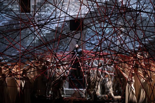 Mitwirkende der Aufführung bei Verdis "Macbeth"