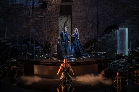 Mitwirkende der Aufführung bei Verdis "Macbeth"