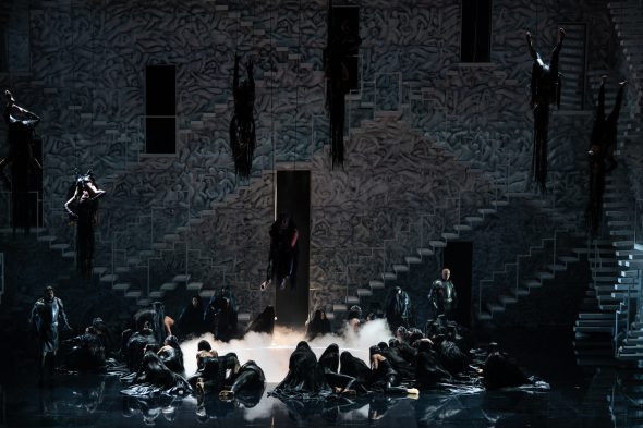 Mitwirkende der Aufführung bei Verdis "Macbeth"