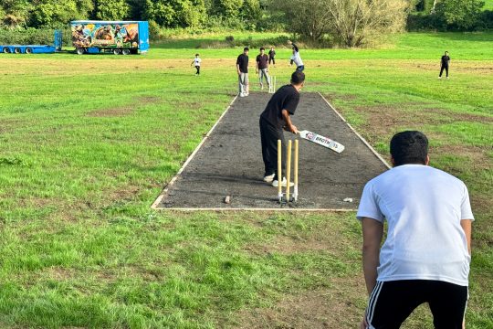 Neuer Cricketplatz in den Ettersten in Eupen