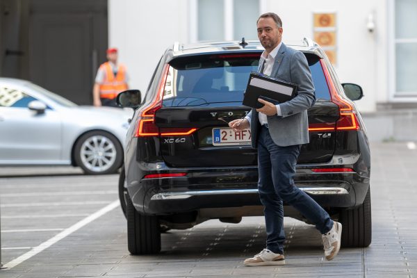 Les Engagés-Vizepremier Maxime Prévot vor dem Treffen des Kernkabinetts