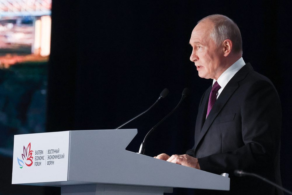 Russlands Präsident Putin beim Wirtschaftsforum in Wladiwostok