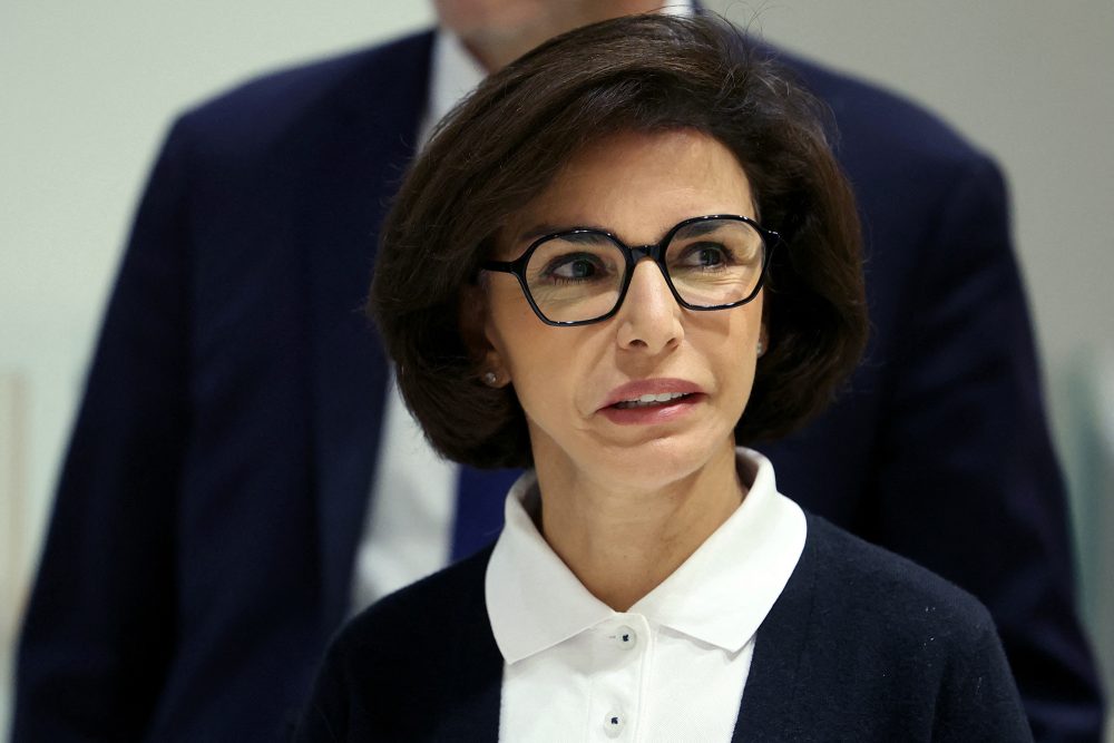 Rachida Dati kommt vor dem Gericht an