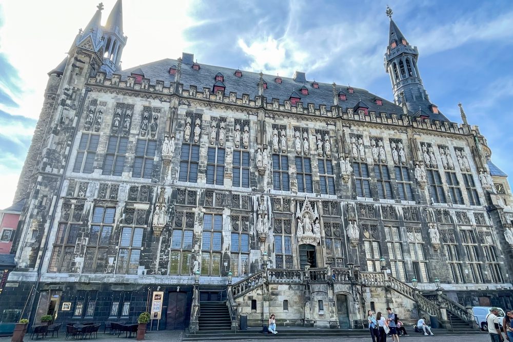 Das Rathaus in Aachen