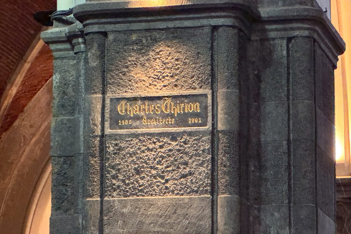 Gedenkstein für den Architekten Charles Thirion