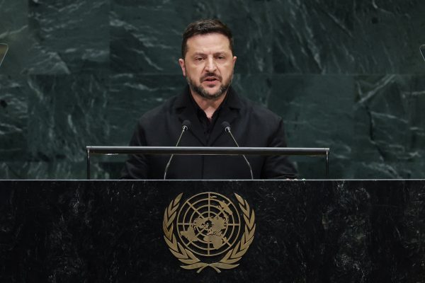 Der ukrainische Präsident Selenskyj spricht bei der UN-Generaldebatte in New York