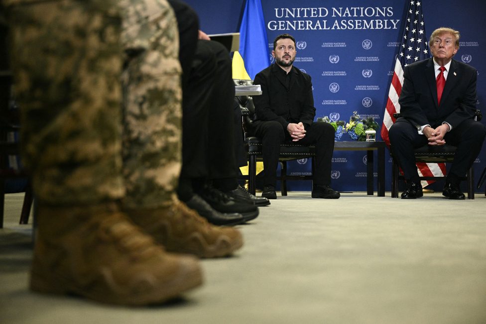 US-Präsident Donald Trump trifft sich am Rande der 81. Generalversammlung der Vereinten Nationen in New York mit dem ukrainischen Präsidenten Wolodymyr Selenskyj.