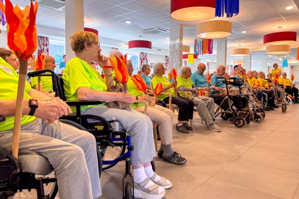 Senioren bei der Senioren-Olympiade