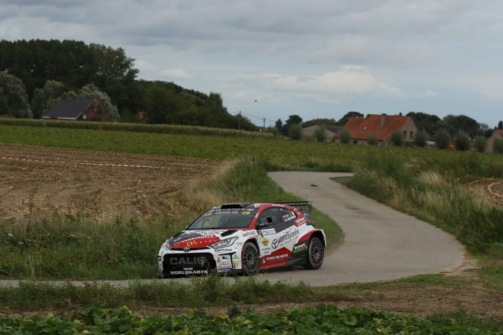 Der Toyota von Bjorn Syx beim Omloop van Vlaanderen