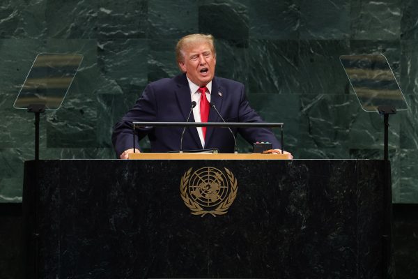 US-Präsident Donald Trump vor der UN-Generalversammlung in New York am 22. September 2026