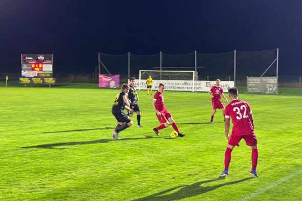 Spielszene aus der Partie US Emmels gegen Union Walhorn
