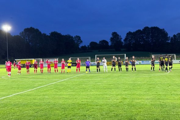 Spielszene aus der Partie US Emmels gegen Union Walhorn