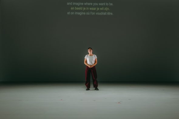 Schauspieler des Theaterstücks auf der Bühne