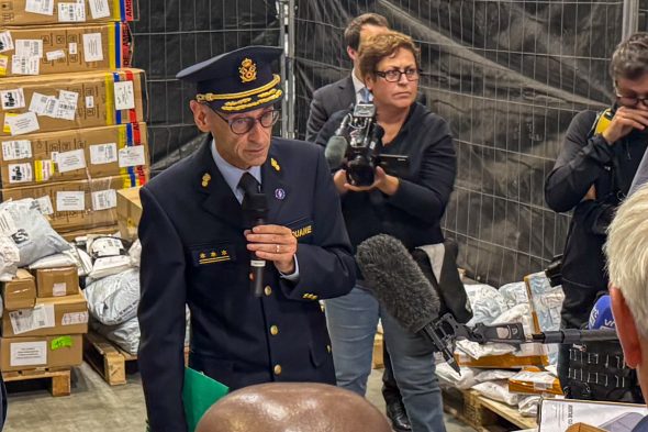 Kristian Vanderwaeren, der Generaldirektor der Zollbehörden