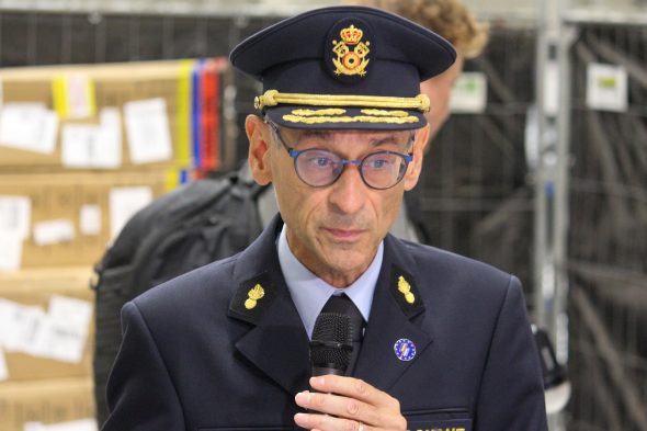 Kristian Vanderwaeren, der Generaldirektor der Zollbehörden