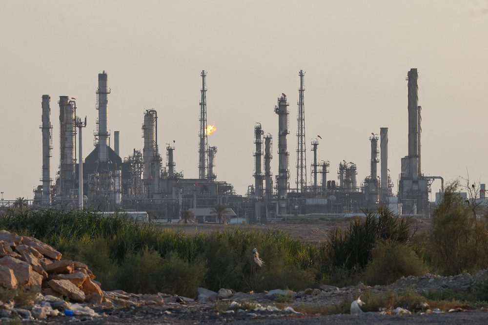 Raffinerie von Aramco in der Nähe von Riad