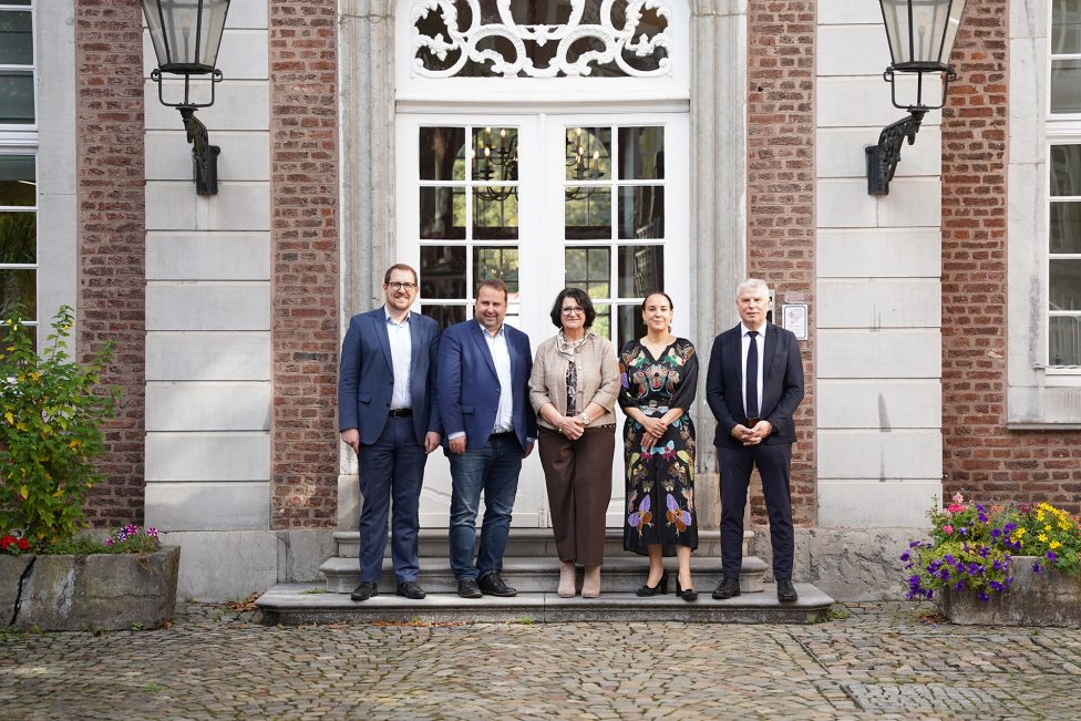 Besuch des saarländischen Ministers Dr. Jung und Staatssekretärin Altesleben in Eupen