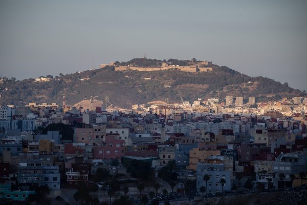 Panoramaansicht der spanischen Exklave Ceuta