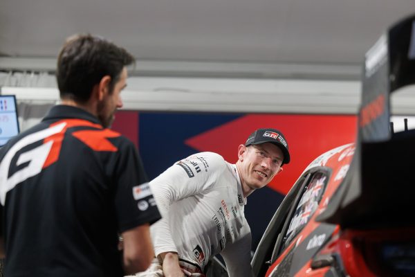 Elfyn Evans im Servicepark