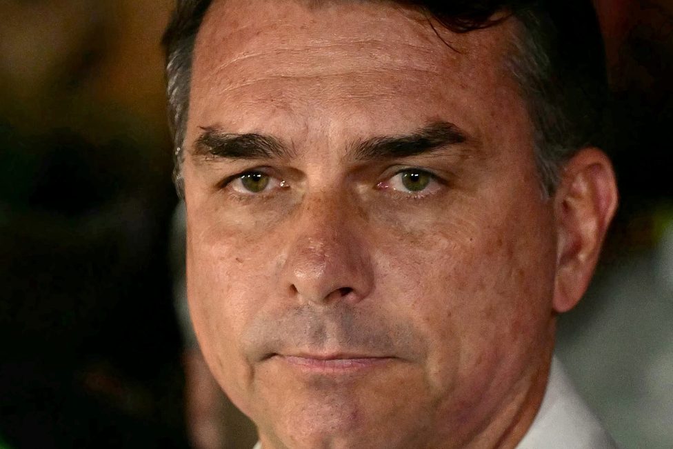 Flavio Bolsonaro in einer Nahaufnahme