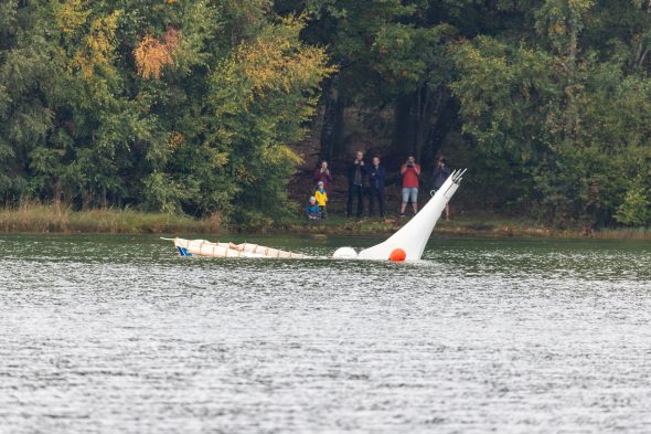 Flugzeugbergung aus Bütgenbacher See