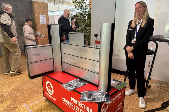 Messestand bei der "Inondéa"