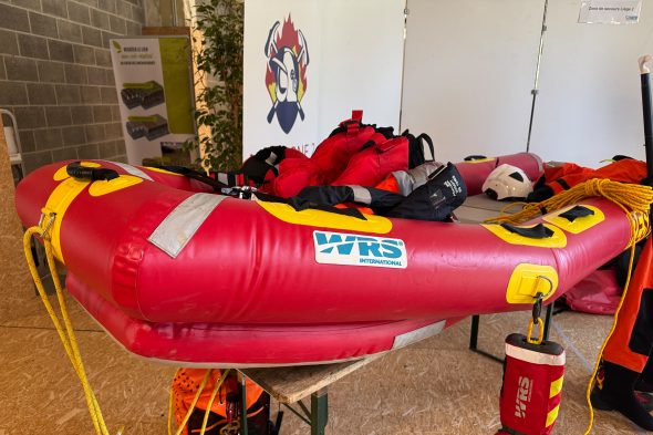 Messestand bei der "Inondéa"